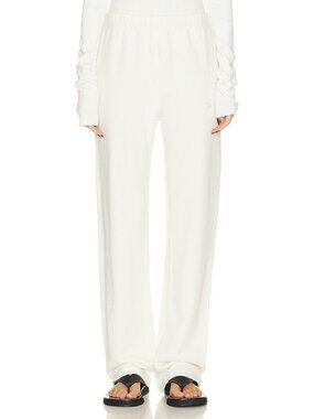 Eterne Straight Leg Sweatpants Cream